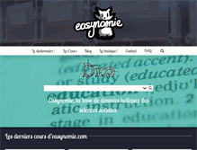 Tablet Screenshot of easynomie.com